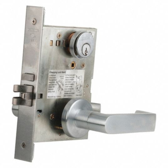 Schlage L9040 06A 626 Series L Grade 1 Mortise Lock, Privacy