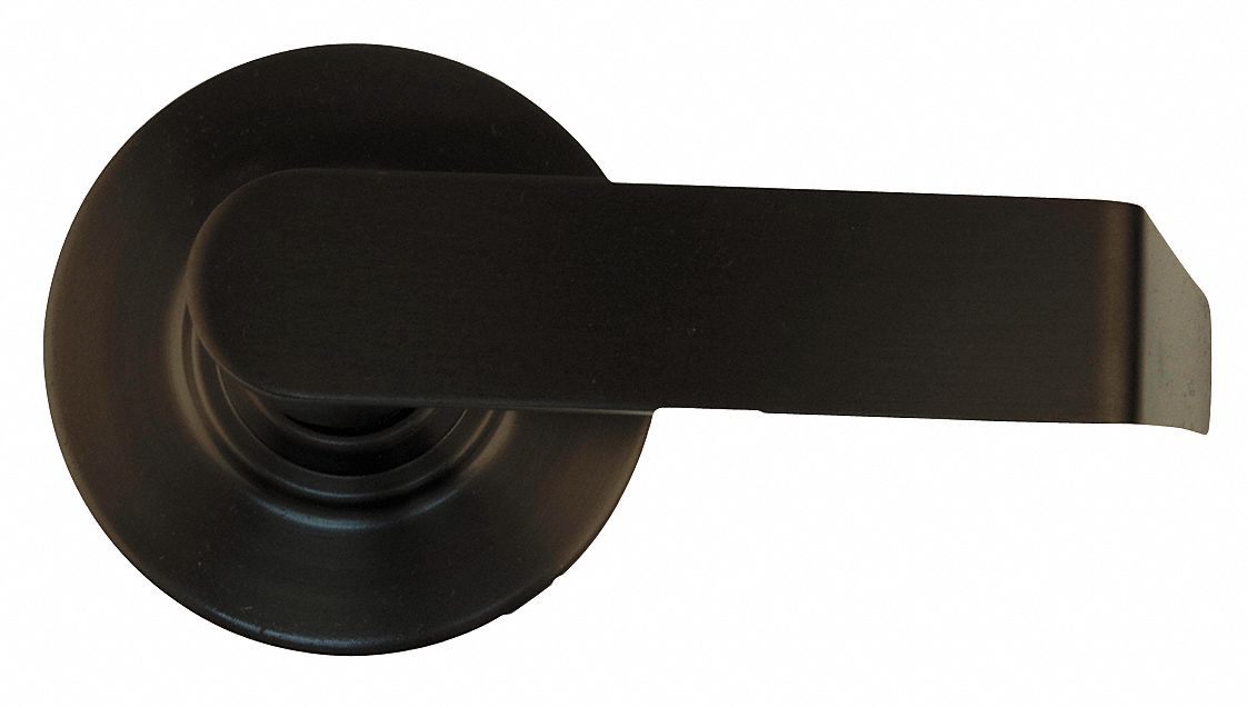 Door Lockset: Passage Lever Locksets, Bronze, ADA Compliant