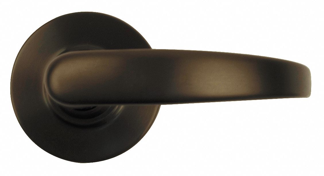 Door Lockset: Passage Lever Locksets, Bronze, ADA Compliant
