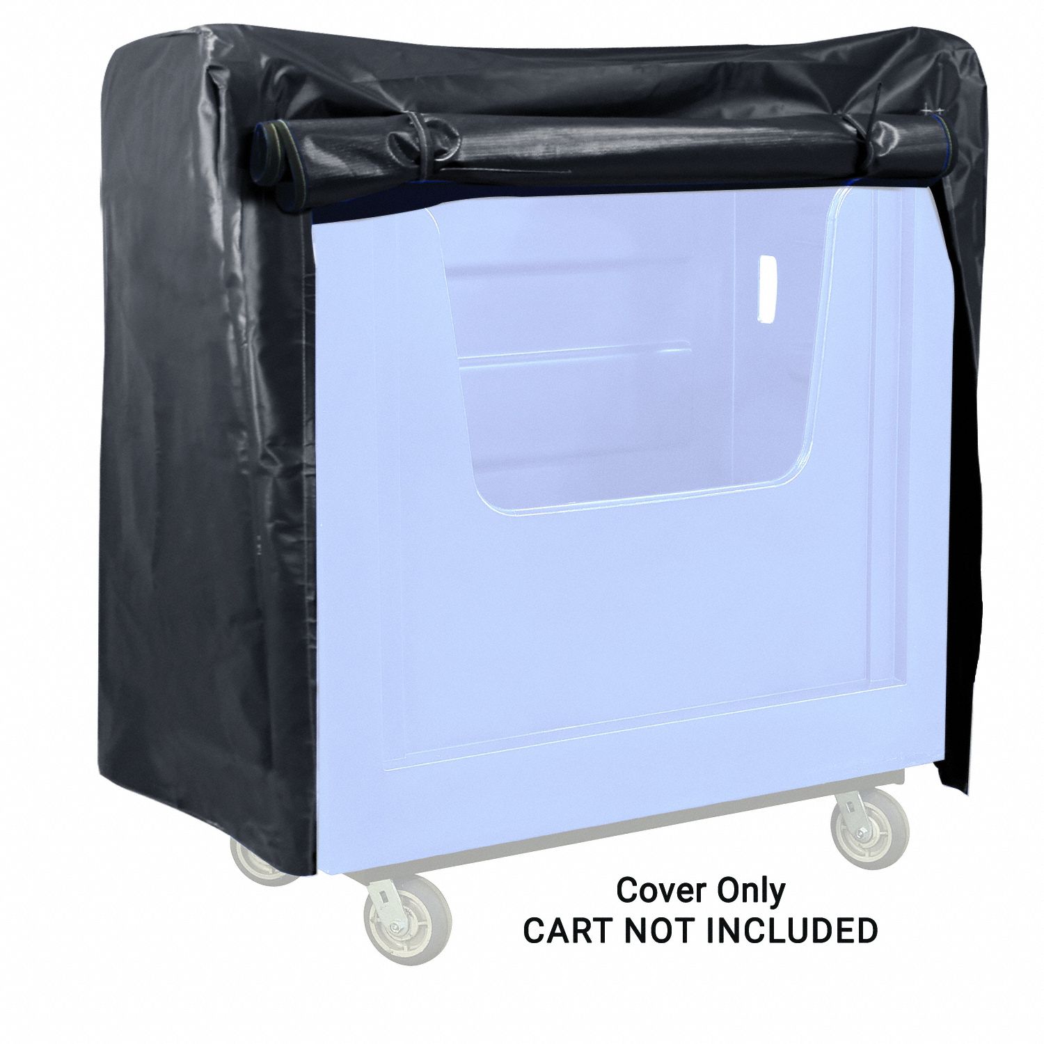 Vinyl Cover: Black, 50 1/2 in Overall Lg, 47 in Overall Ht, 28 in Overall Wd