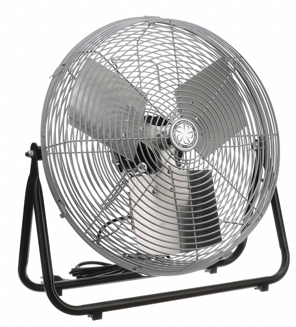 Floor Fan 18 120V TEAO 1/8HP 1.5A Gray