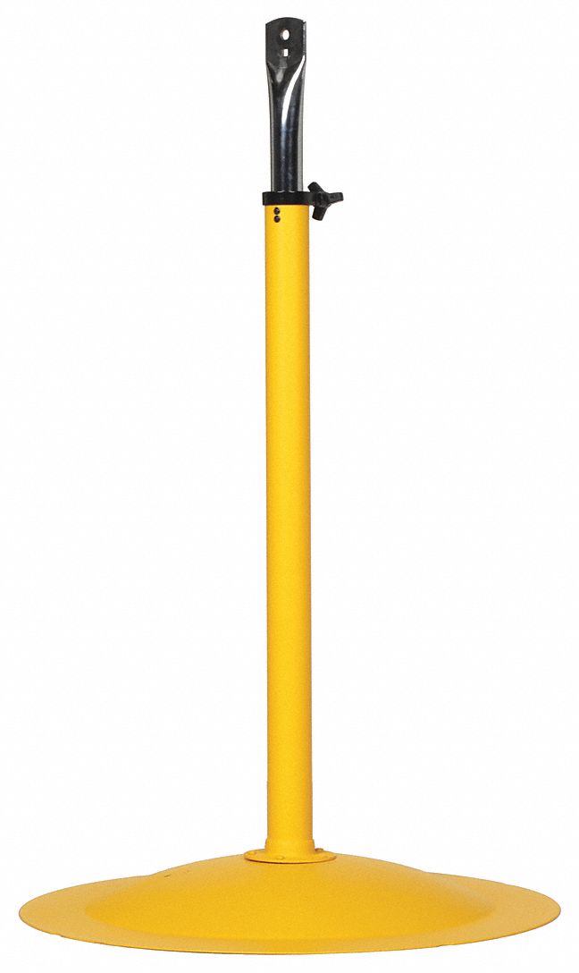 FAN MOUNT, 27 IN W, 44 IN H, 27 IN L, POWDER COATED STEEL,YELLOW, FOR TPI FAN HEADS, HDH, HDH-JR