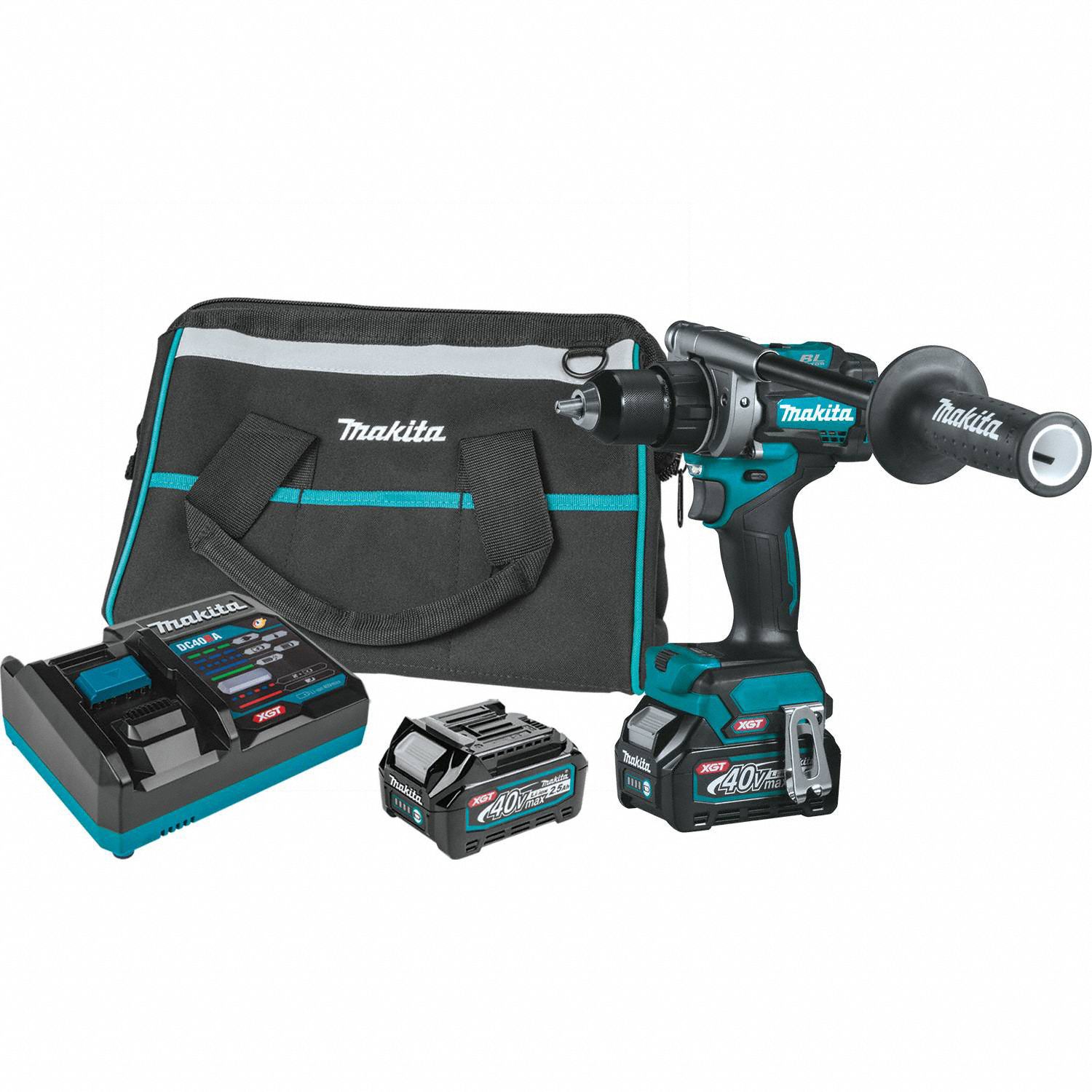 Drill Kit: XGT®, Premium, 1/2 in Chuck, 2, 600 RPM Max., Brushless, Battery Included