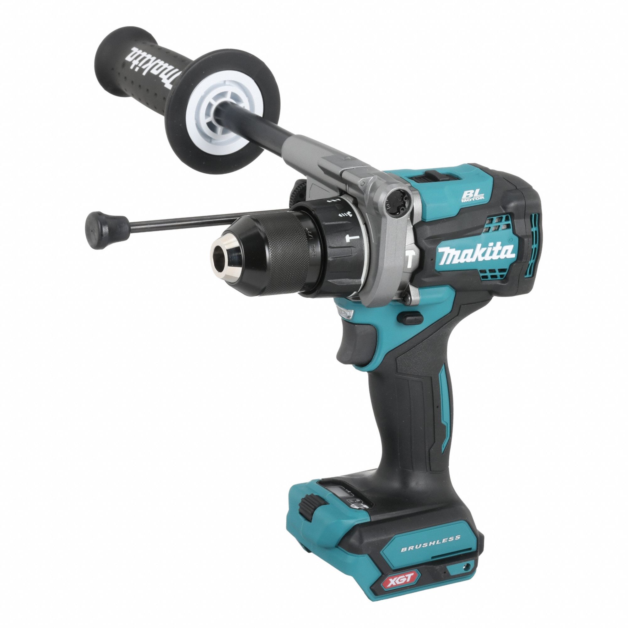 Hammer Drill: 40V DC, Premium, 1/2 in Chuck, 13/16 in Concrete Capacity, 2 Speeds, 104 ft-lb