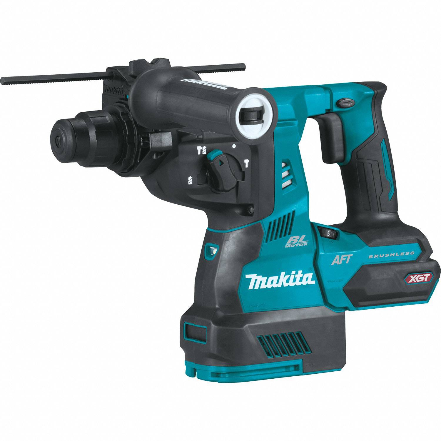 Rotary Hammer: D-Handle, 40V DC, SDS-Plus, 1 1/8 in max, (1) Bare Tool, 2.3 ft-lb, 5, 000 bpm