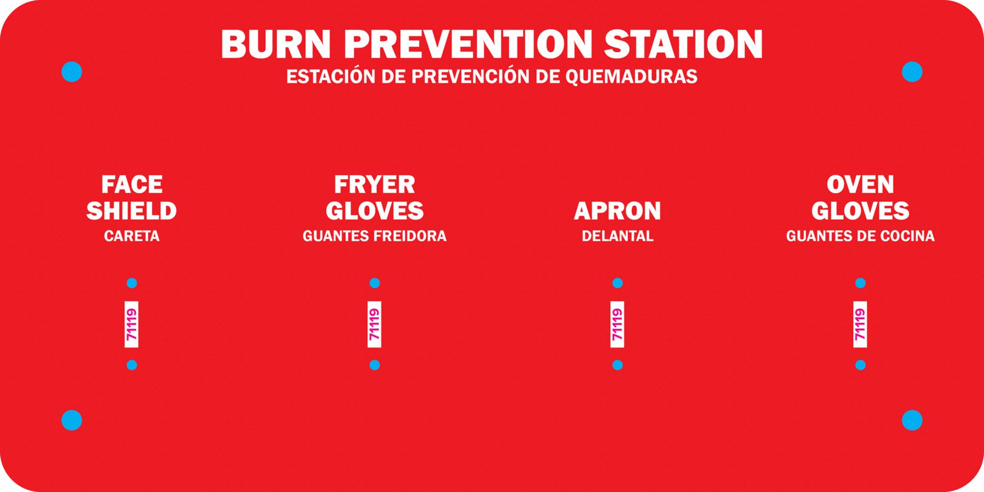 Burn Prevention Station 6H x 12W