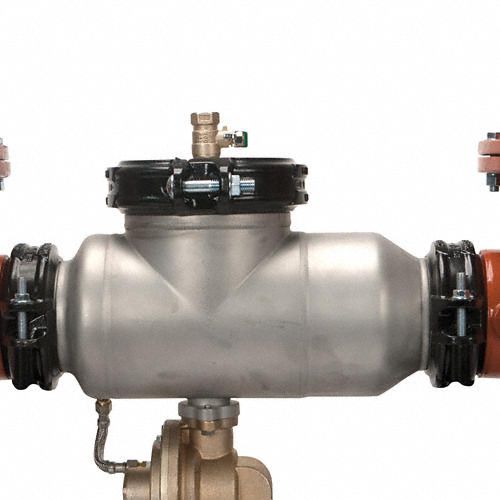 Pressure Principle Backflow Preventer: 375AST, Std Configuration, Stainless Steel, Flange