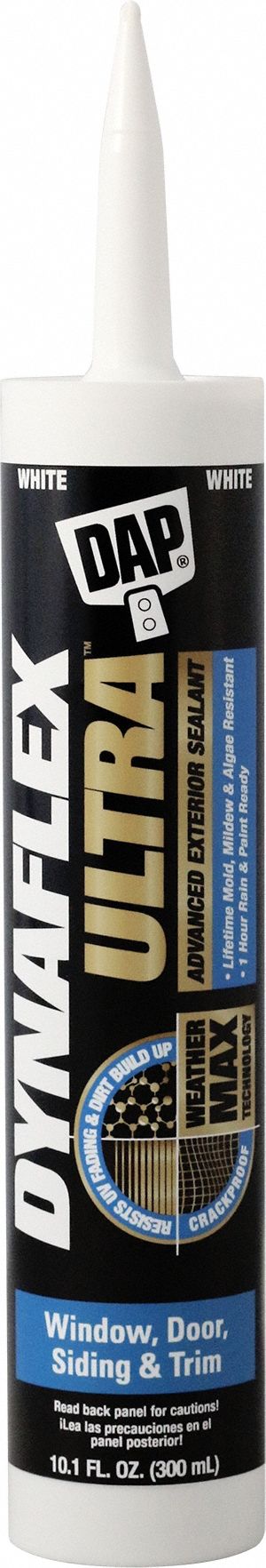 Sealant: Dynaflex Ultra, White, 10 oz Container Size, Cartridge