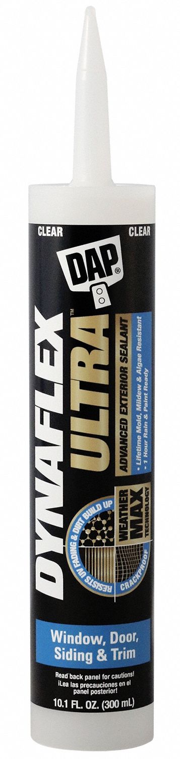 Sealant: Dynaflex Ultra, Clear, 10 oz Container Size, Cartridge