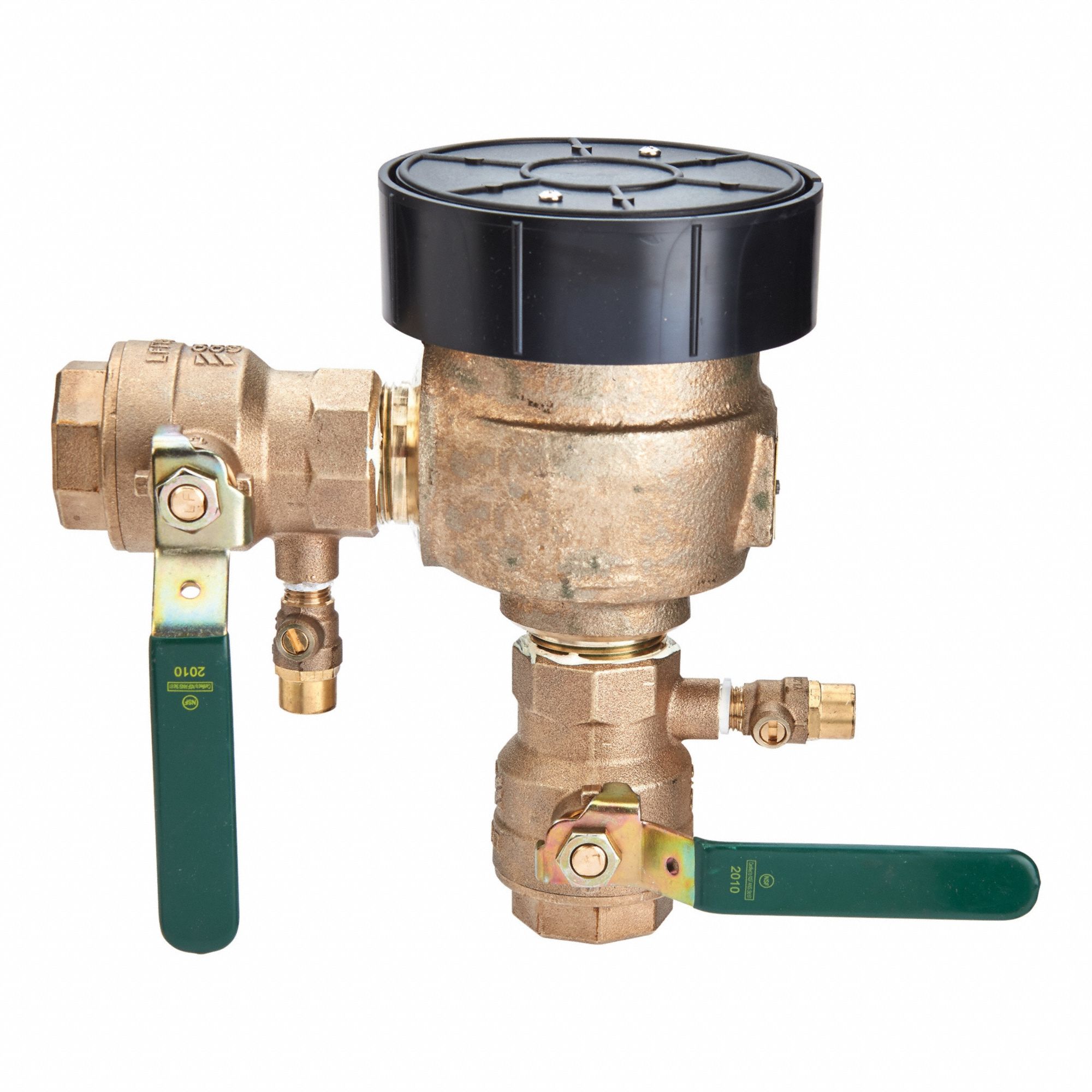 Vacuum Breaker: 1 1/4 LF800M4-FR, FIP x FIP, For Water Media, 33°F – 140°F, High Health Hazard