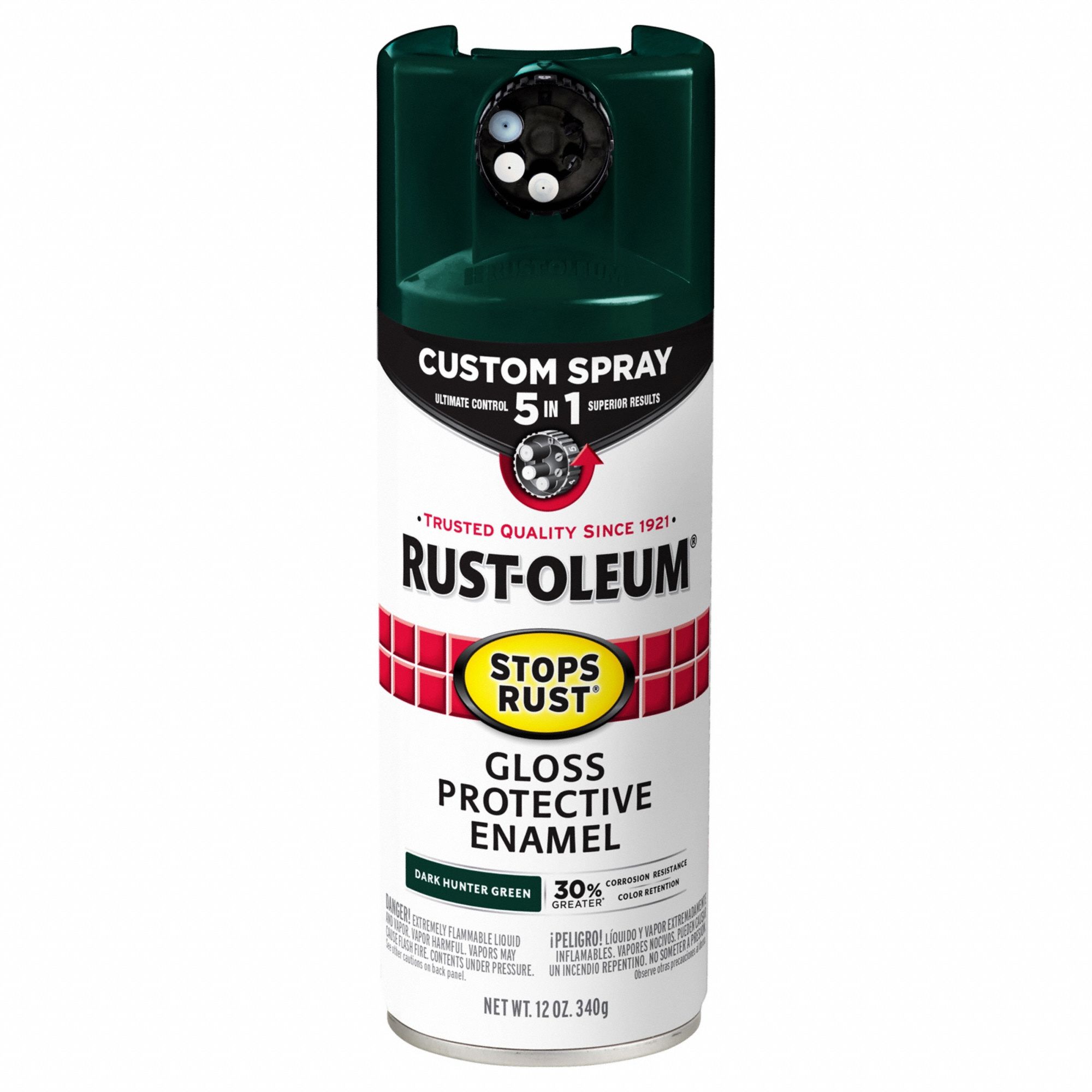 Rust Preventative Spray Paint: Std Spray Paints, Rust Preventative, Green, Metal/Wood