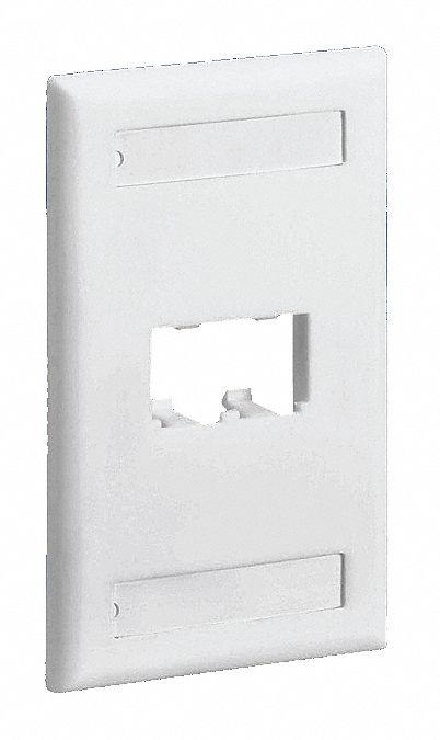 Faceplate, 2pt, Sgl Gang, Classic, Ei