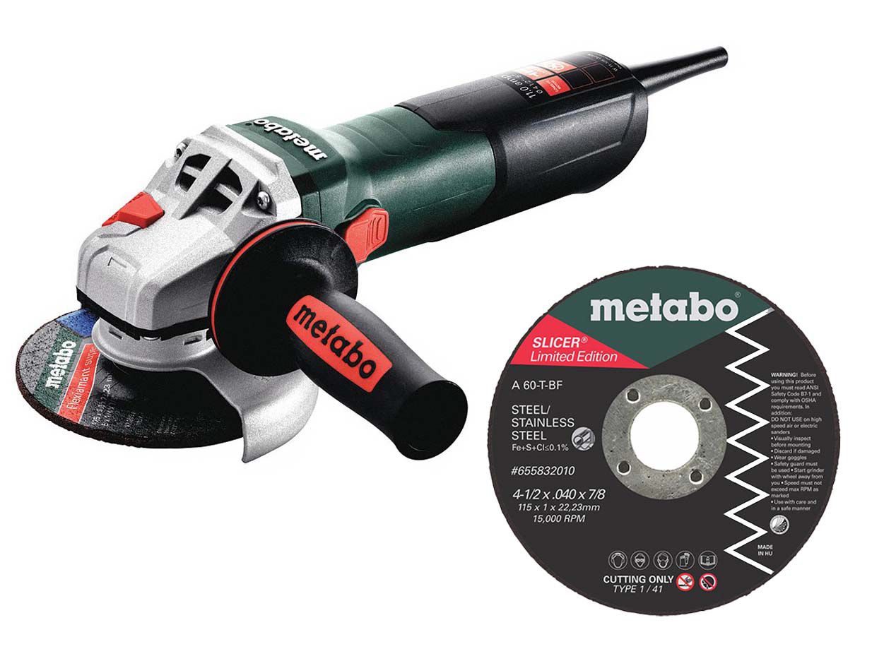 Angle Grinder, 10 PK Wheels, 4-1/2"/5"