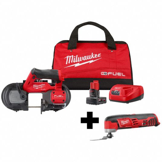 MILWAUKEE 12 V Volt 2 Tools Band Saw Kit and Multi Tool