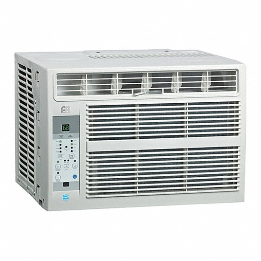 Window Air Conditioner: 5,000 BtuH, 100 to 150 sq ft, 115V AC, LCDI 5-15P