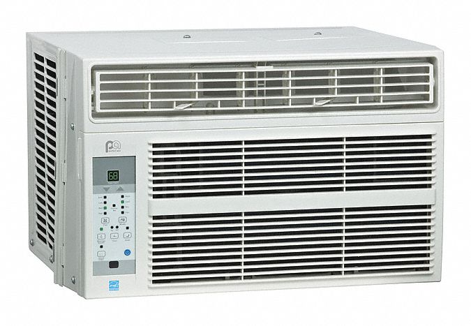 Window Air Conditioner: 6,000 BtuH, 150 to 250 sq ft, 115V AC, LCDI 5-15P