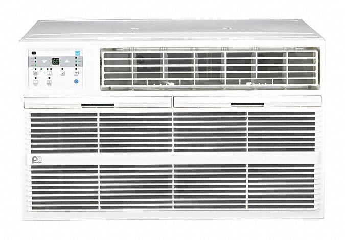Through-the-Wall Air Conditioner: 10,000 BtuH, 400 to 450 sq ft, 115V AC, LCDI 5-15P