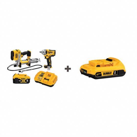 DEWALT 18 V 20 V Volt 2 Tools Combo Kit 379AM2 DCK206P1