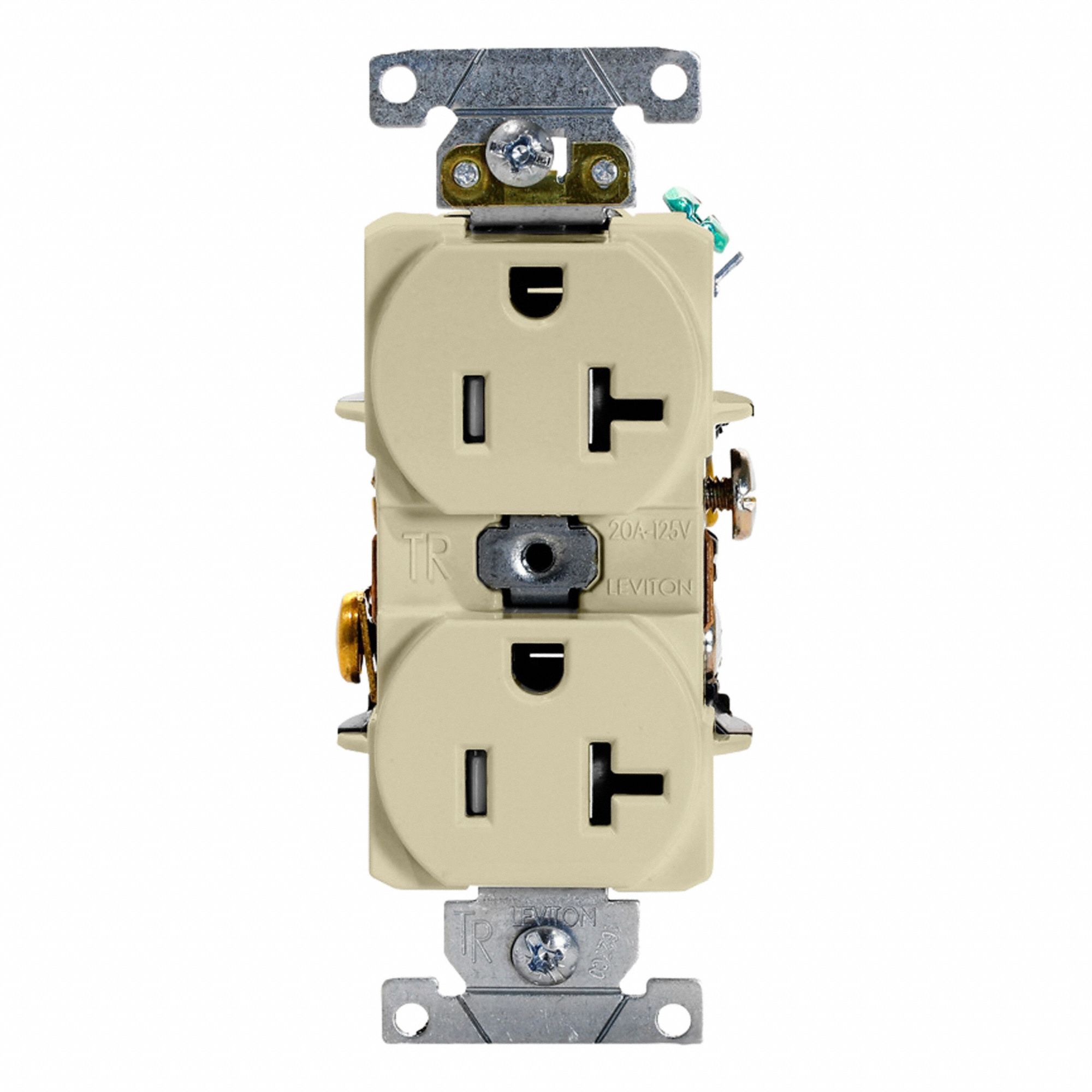 Duplex Receptacle Outlet 20A Ivory 125V