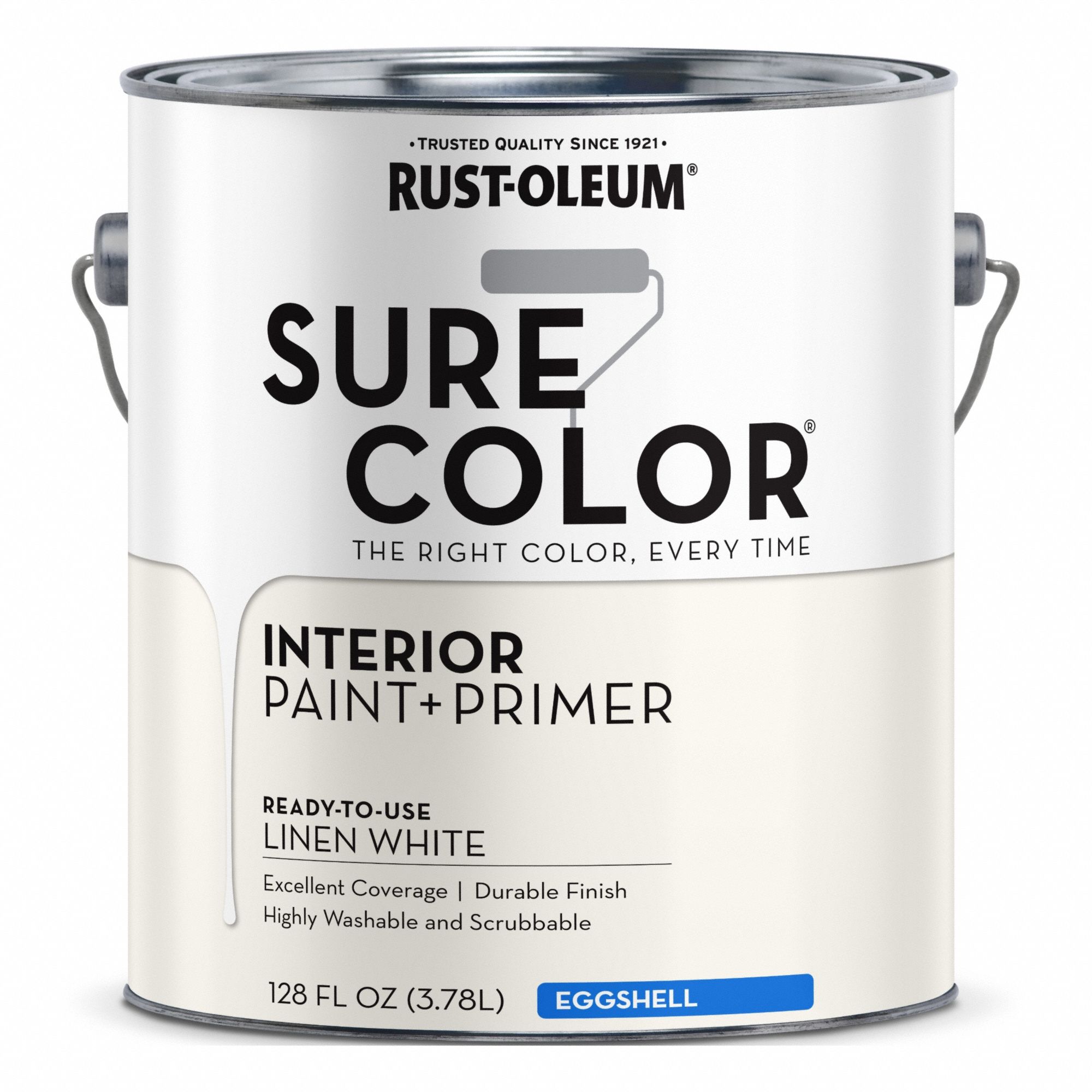 Interior Primer and Wall Paint: Gen Purpose Paint and Primer, Interior, Water, White