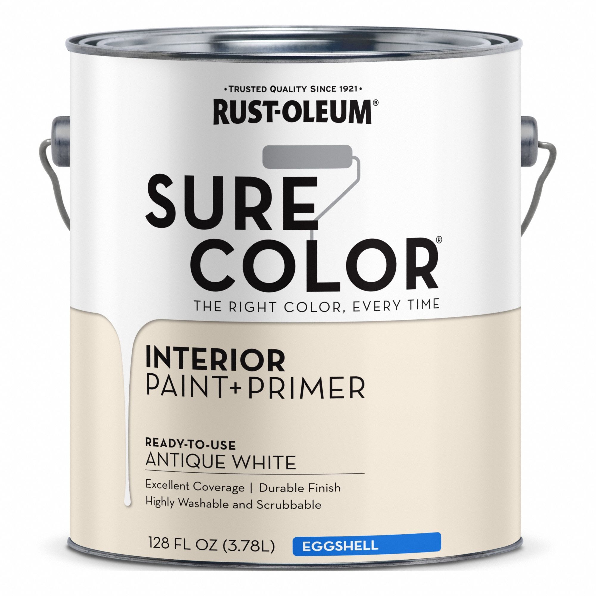 Interior Primer and Wall Paint: Gen Purpose Paint and Primer, Interior, Water, White