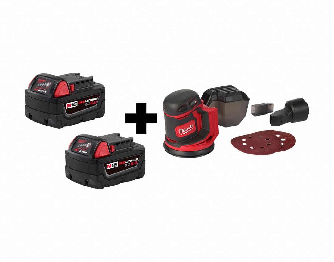 MILWAUKEE M18 Redlithium XC5.0, Battery and M18 380FJ748111852