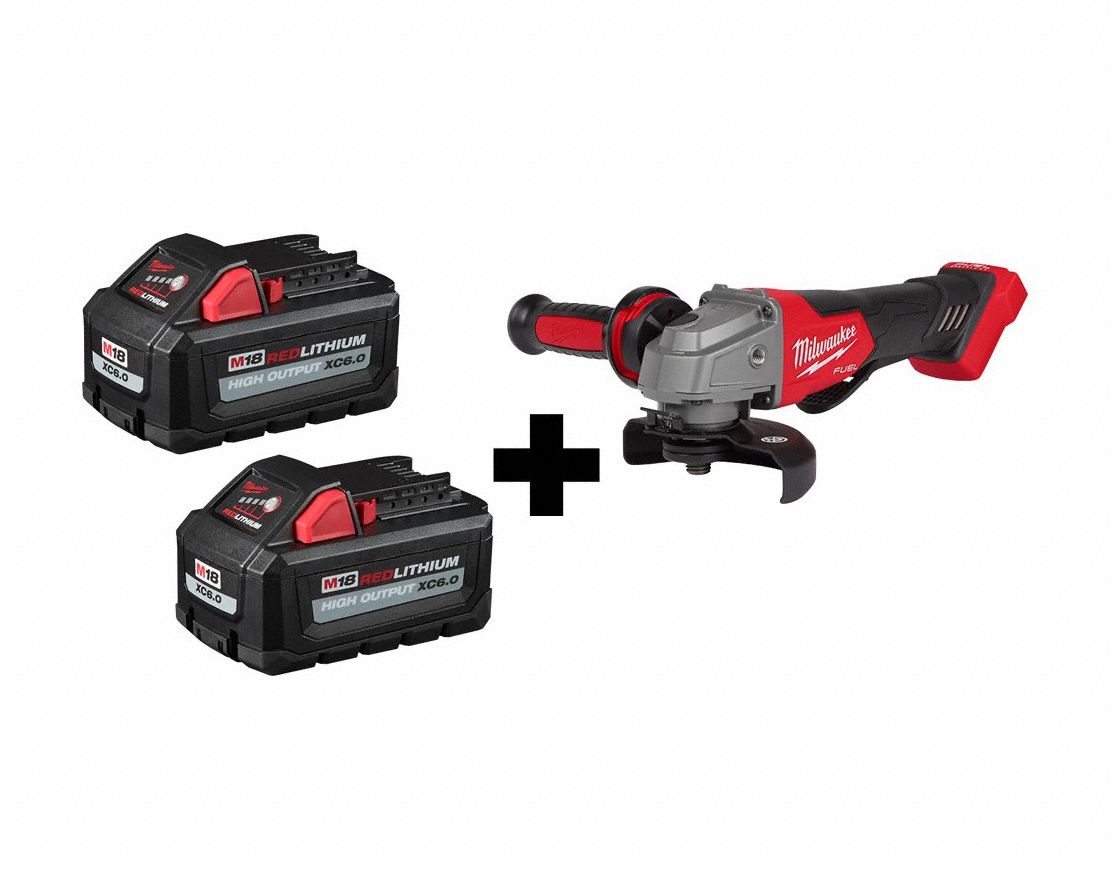 Battery Pack Set and Grinder - 380FK1|48-11-1862, 2880-20 - Grainger