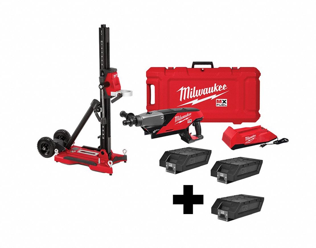 MX Fuel Handheld Core Drill Kit w/ Stand