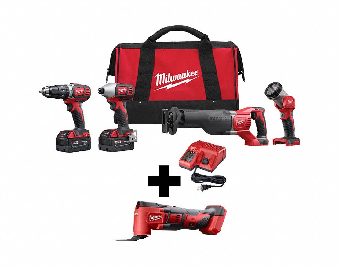 M18 Combo Cmpt Hmr Dr/Swzl/1/4 Hex Imp