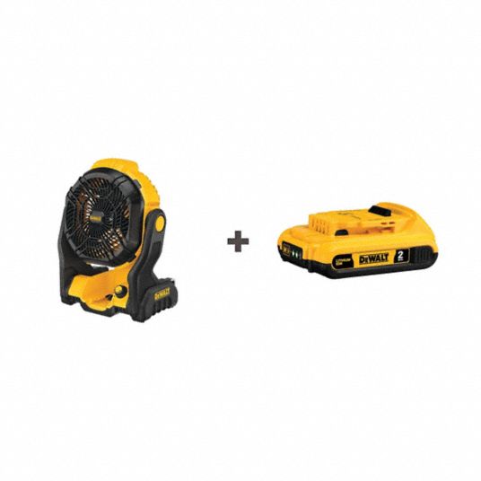 DEWALT 20V MAX Battery Included Cordless Jobsite Fan 380FR0