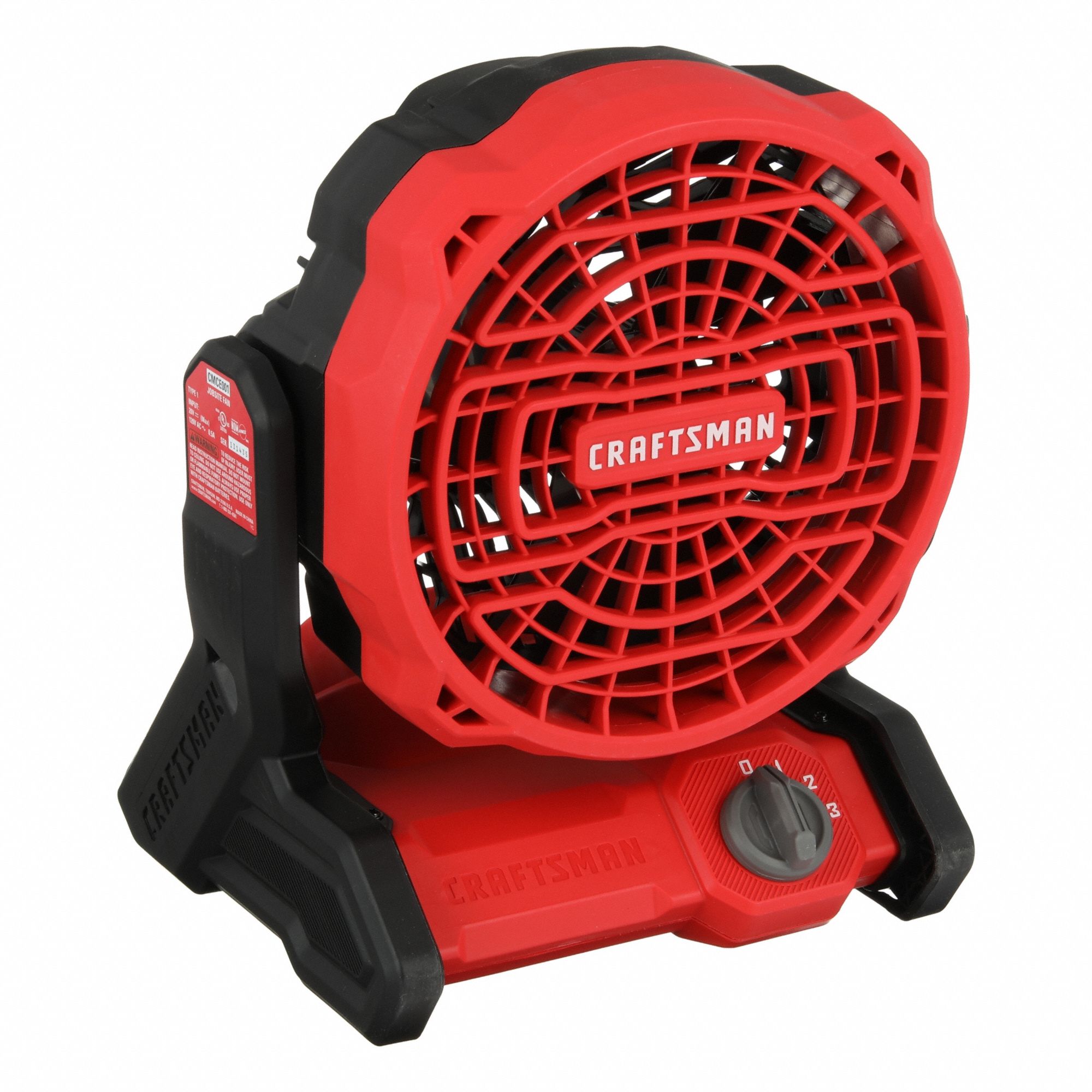 Jobsite Fan: 20V MAX*, 8 in Blade Dia., 3 Speed, Tool Only