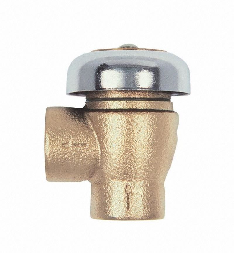 Vacuum Breaker: FNPT x FNPT, 1 in Pipe Size, Rough Brass, For Water Media, Bronze, Female