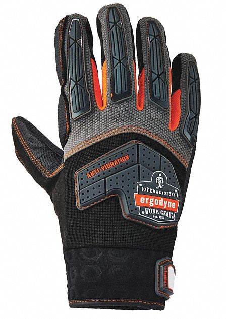 Anti-Vibration Glove, Black,