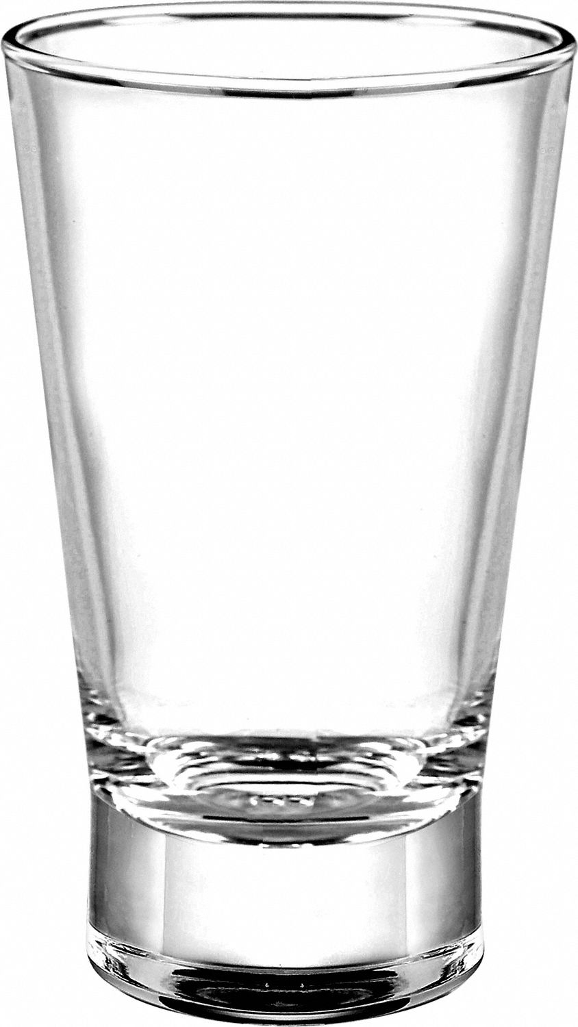 Beverage Glass: London, 13 1/2 oz Capacity, Clear, Glass, 3 1/4 in Dia