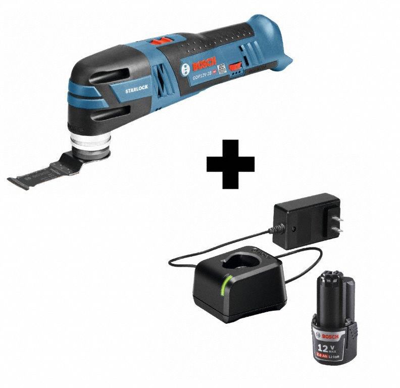 5,000 to 20,000, 2.8° Oscillation Angle, Cordless Oscillating Tool