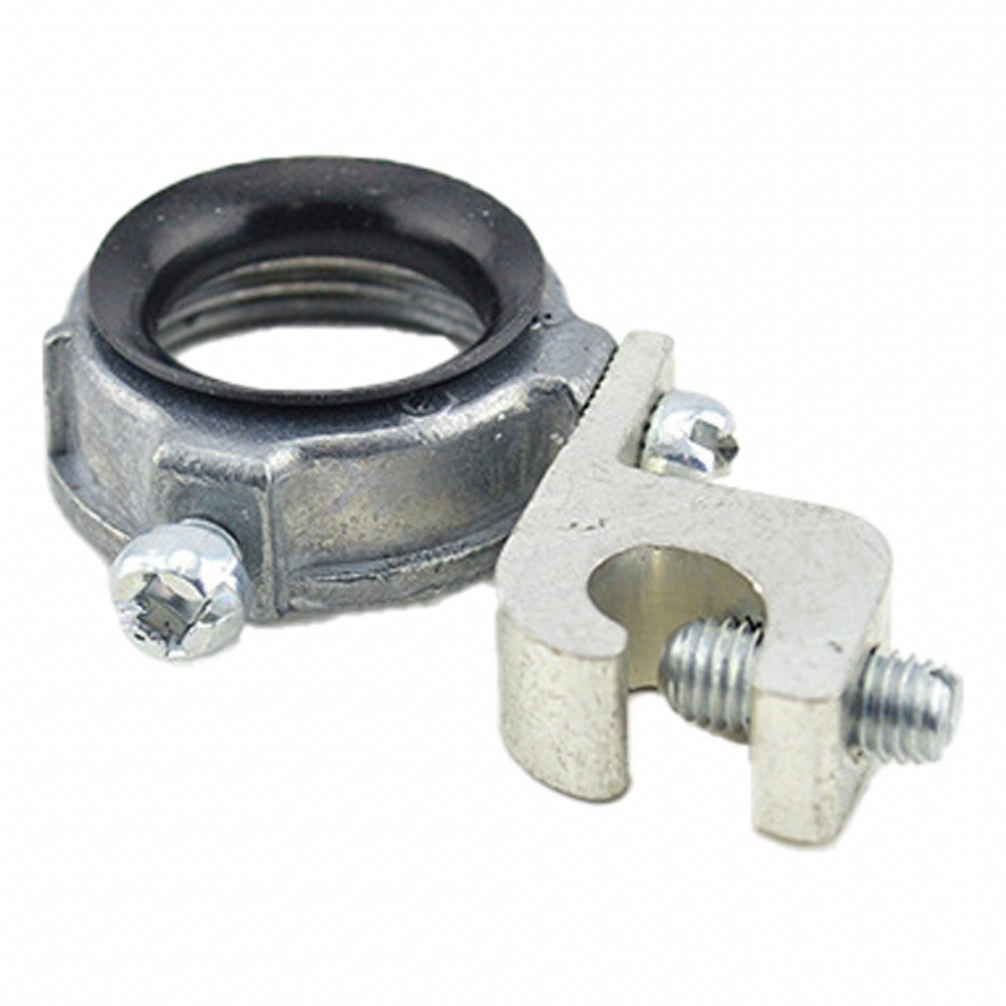 Insulating Bushing: Zinc, Unfinished, 3/4 in Trade Size, Insulated