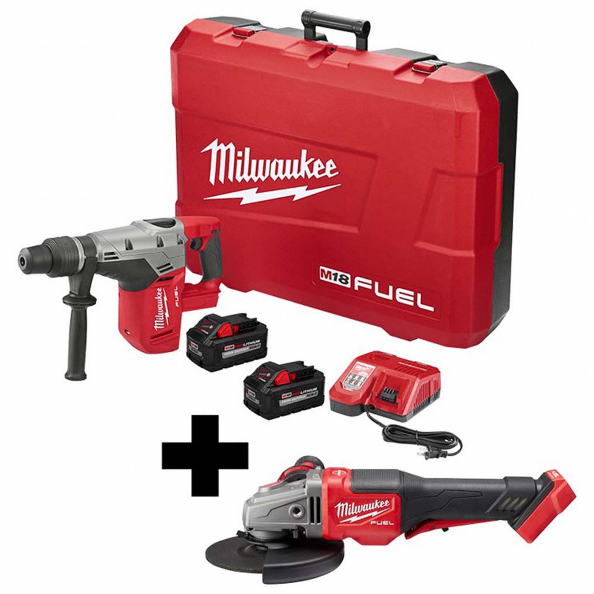 Milwaukee 18 V Volt 2 Tools Tool Combination Kit 382ze02717 22hd