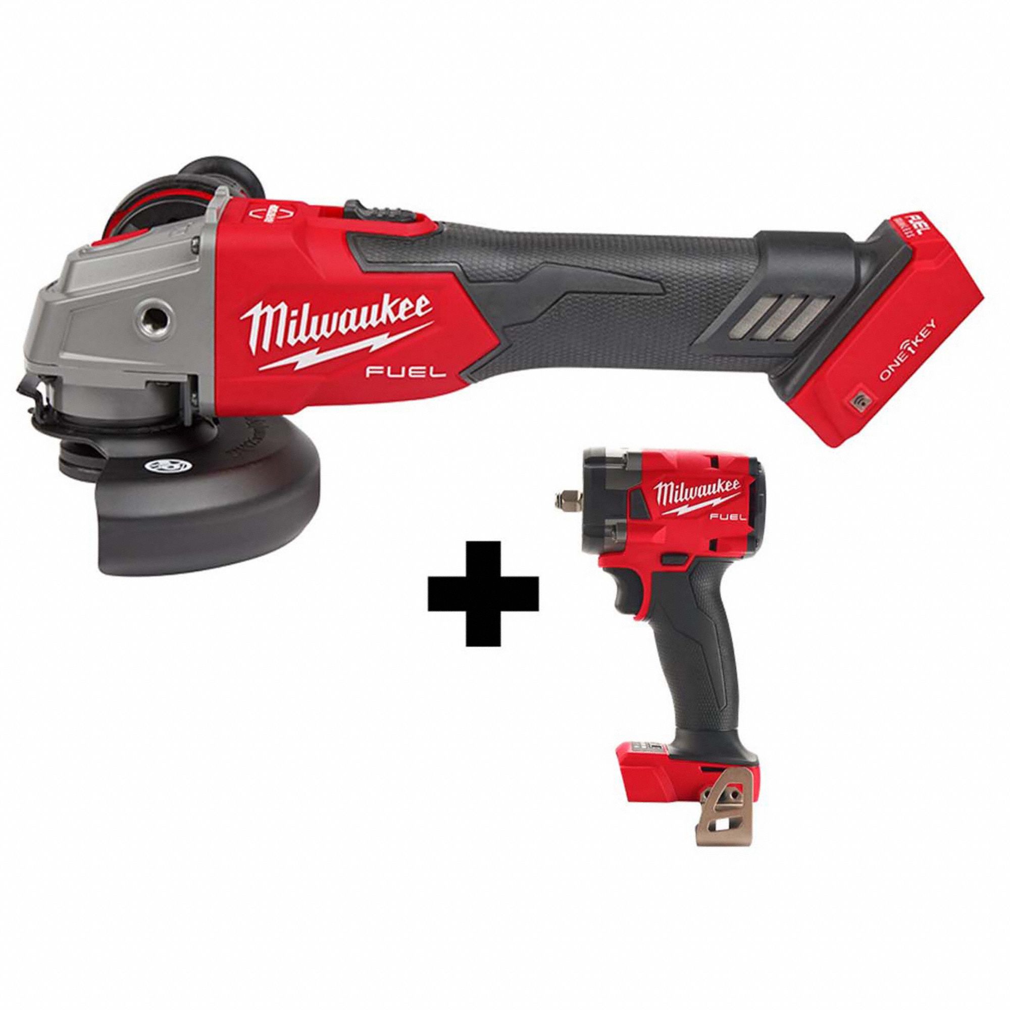 MILWAUKEE, 18 V Volt, 2 Tools, Tool Combination Kit - 382ZF3|2883-20 ...