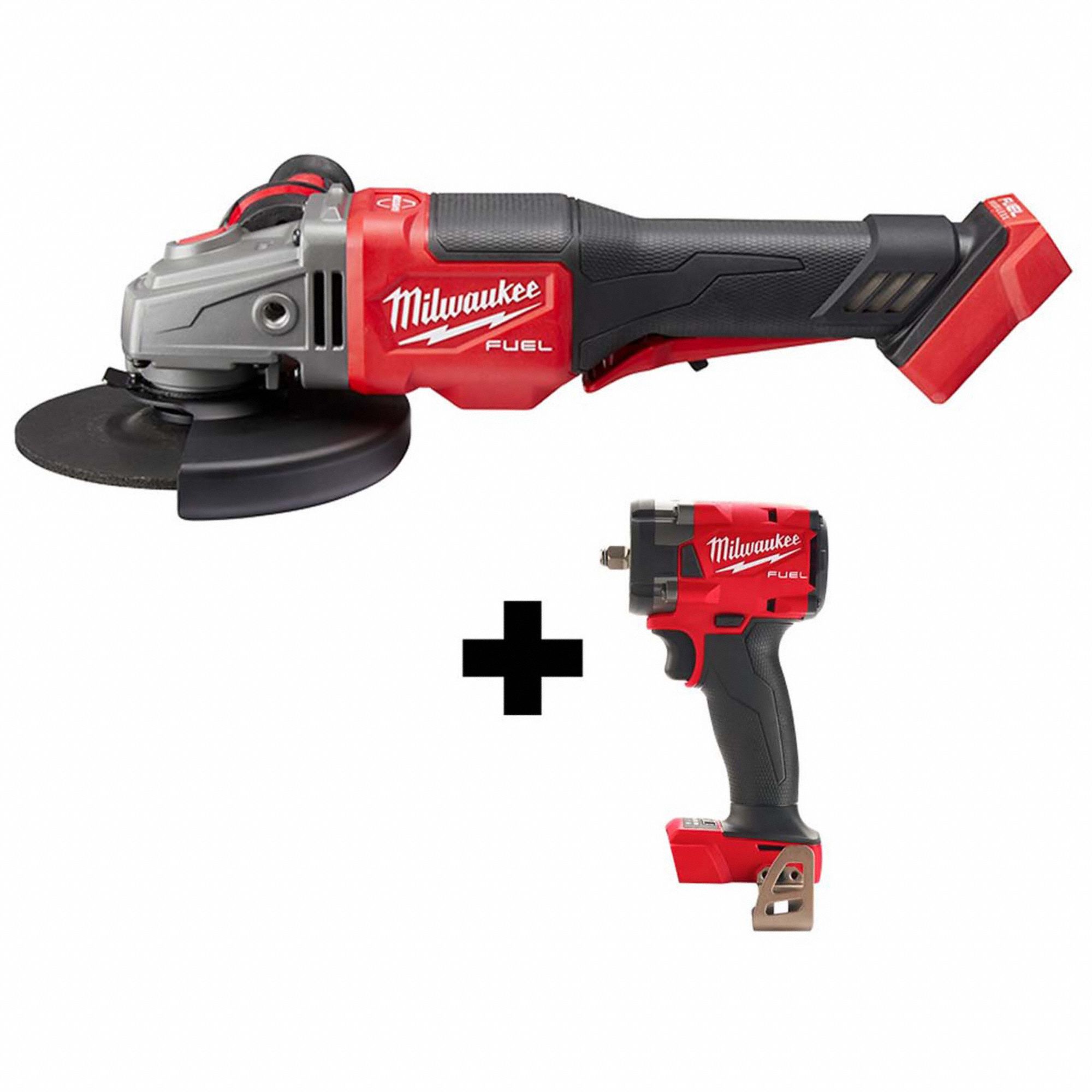 MILWAUKEE, 18 V Volt, 2 Tools, Tool Combination Kit - 382ZF4|2980-20 ...