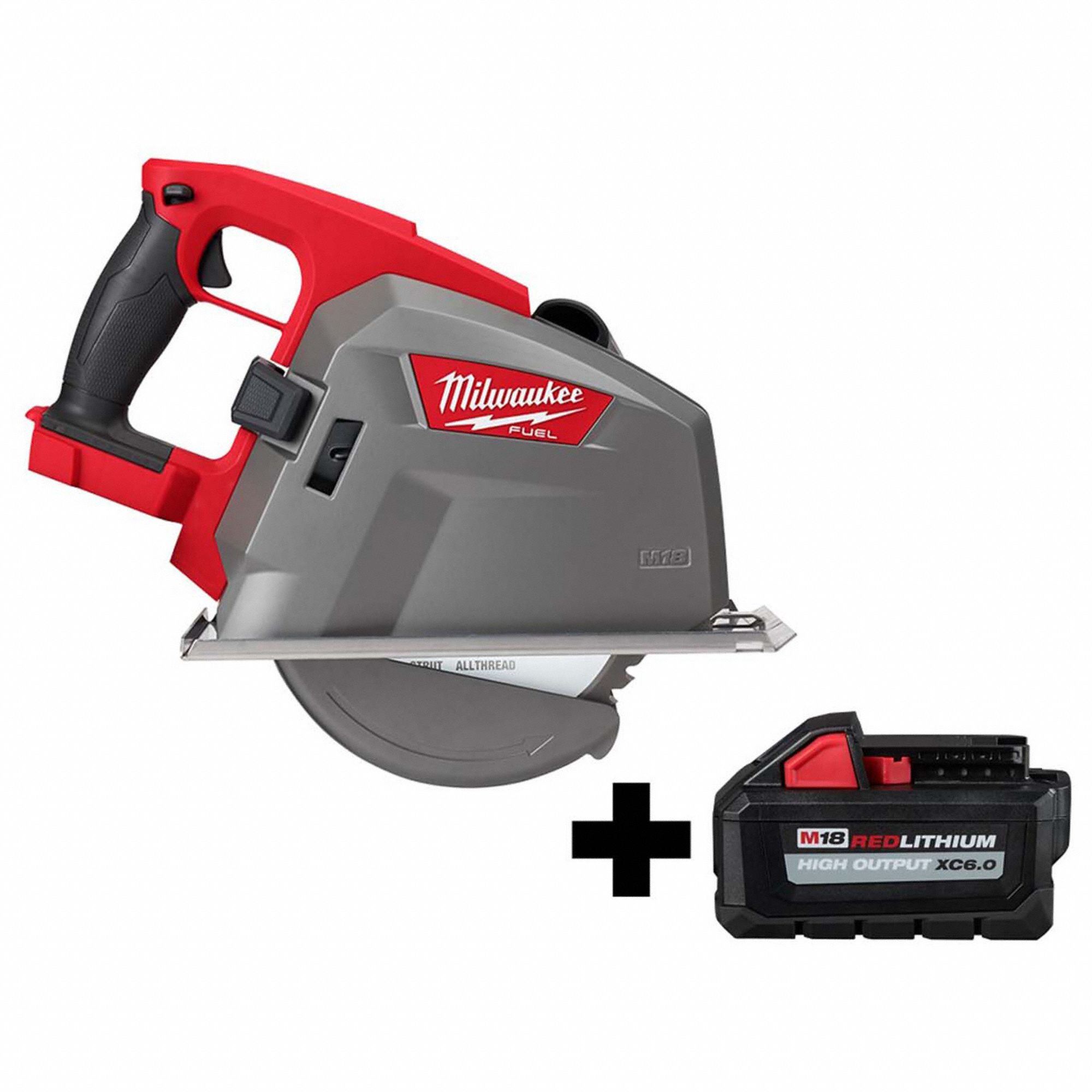 Circular Saw: 8 in Blade Dia., Right, 0°, 18 V DC Volt, Battery Included
