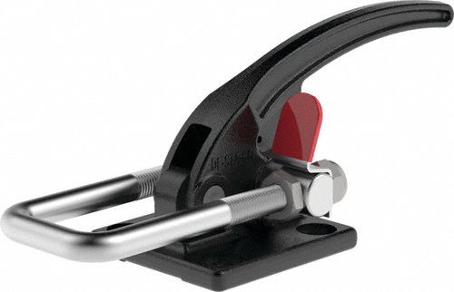 Latch Clamp: Horizontal, Manual Latch Release Latch Release, 1.36 in Hook Adjustment - Max