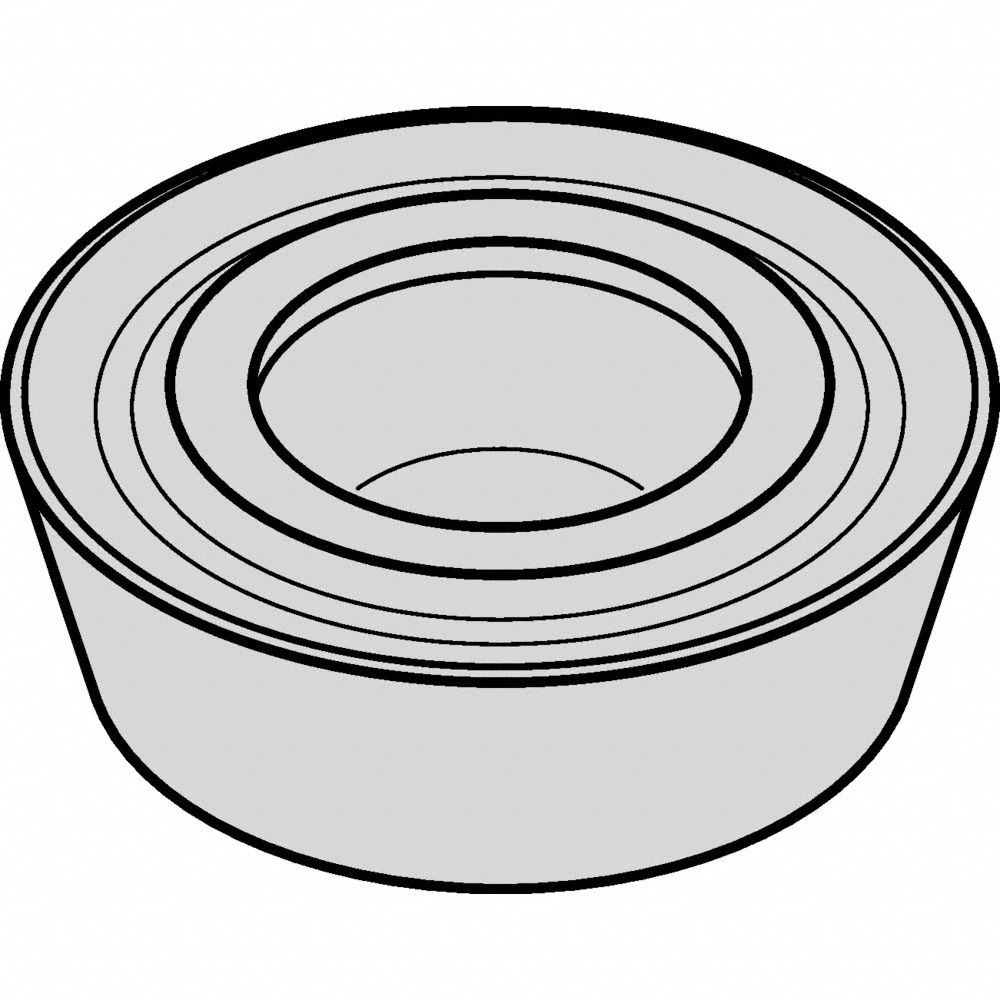 Round Milling Insert: 0.315 in Inscribed Circle, 0.0938 in Thick