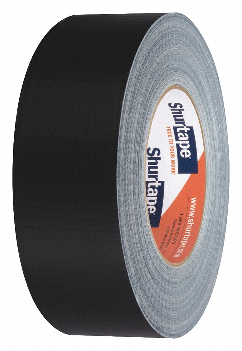 Cinta Ducto 3 Pulgadas 72mm x 54Mt Duct Tape Negra Shurtape – AZPro