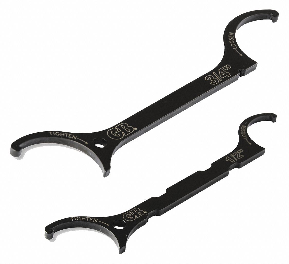 Locknut Wrench Kit,1/2",3/4" Grainger