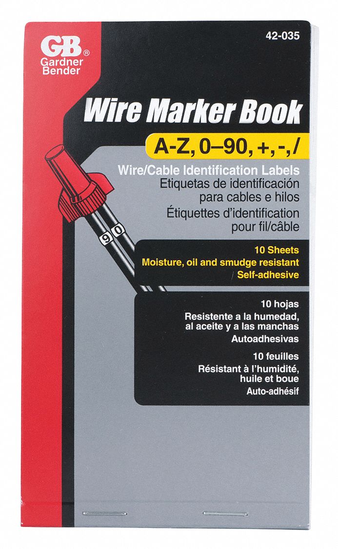 Wire Markers (A-Z 1-90 Symbols)