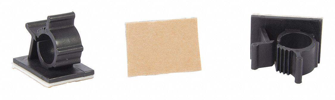 Plastic Kwik Clip 3/8 UVB Black PK6