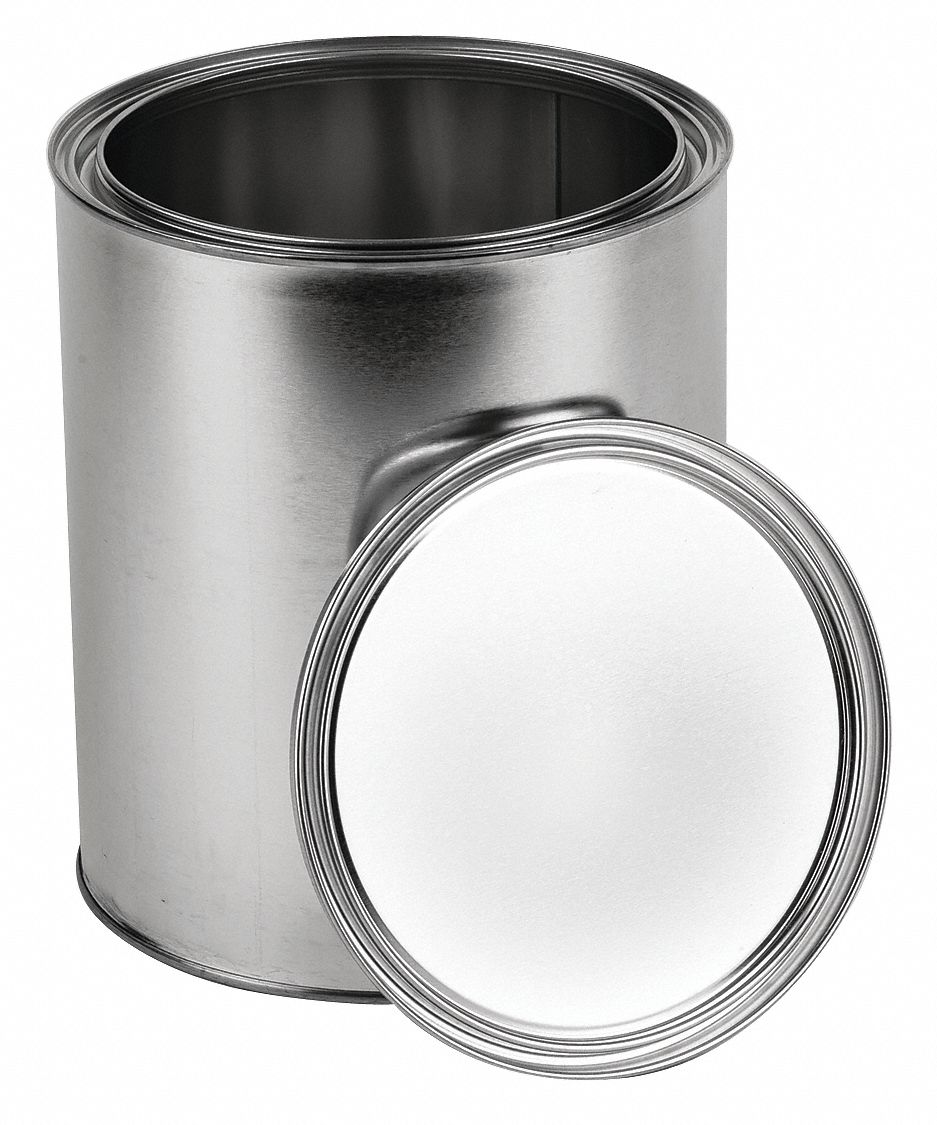 Paint Can and Lid,Unlined,1 gal. - Grainger