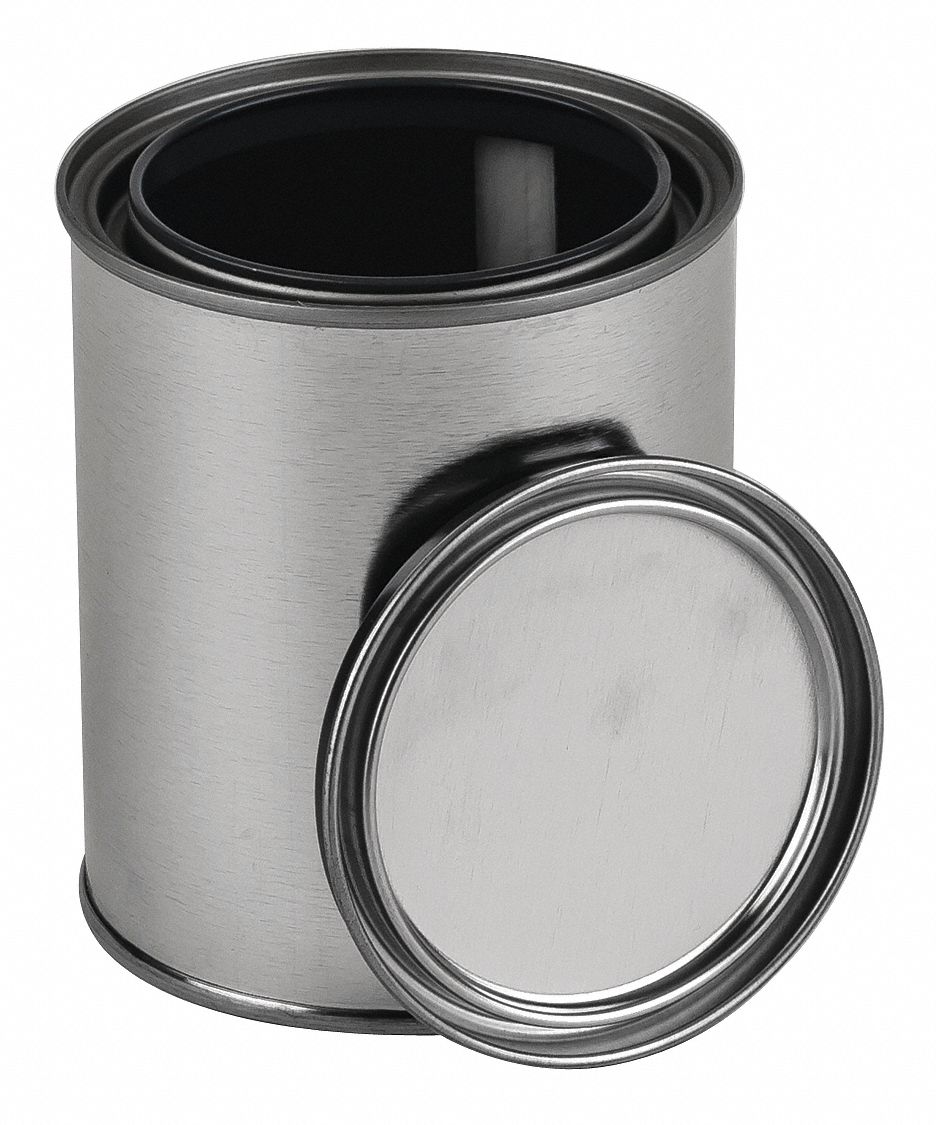 Paint Can and Lid,Lined,1 pt. - Grainger