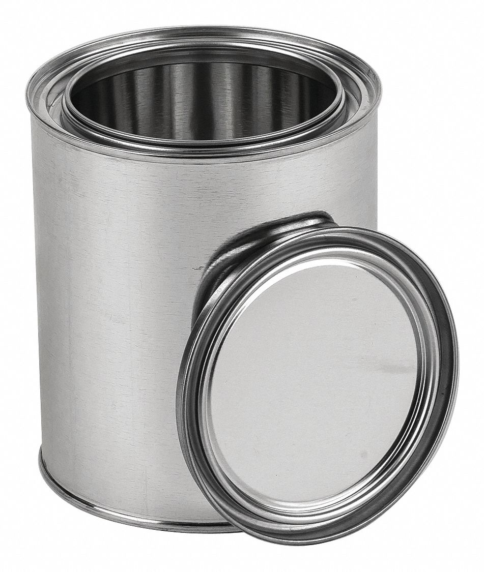 Paint Can and Lid Unlined 1 qt.