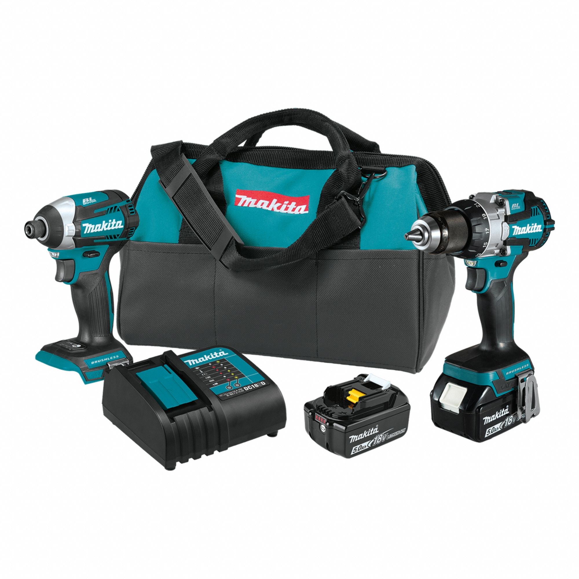 Lxt Brushless 2Pc. Combo Kit 18V: 2 Tools, Hammer Drill/Driver/Impact Driver, 18 V DC Volt
